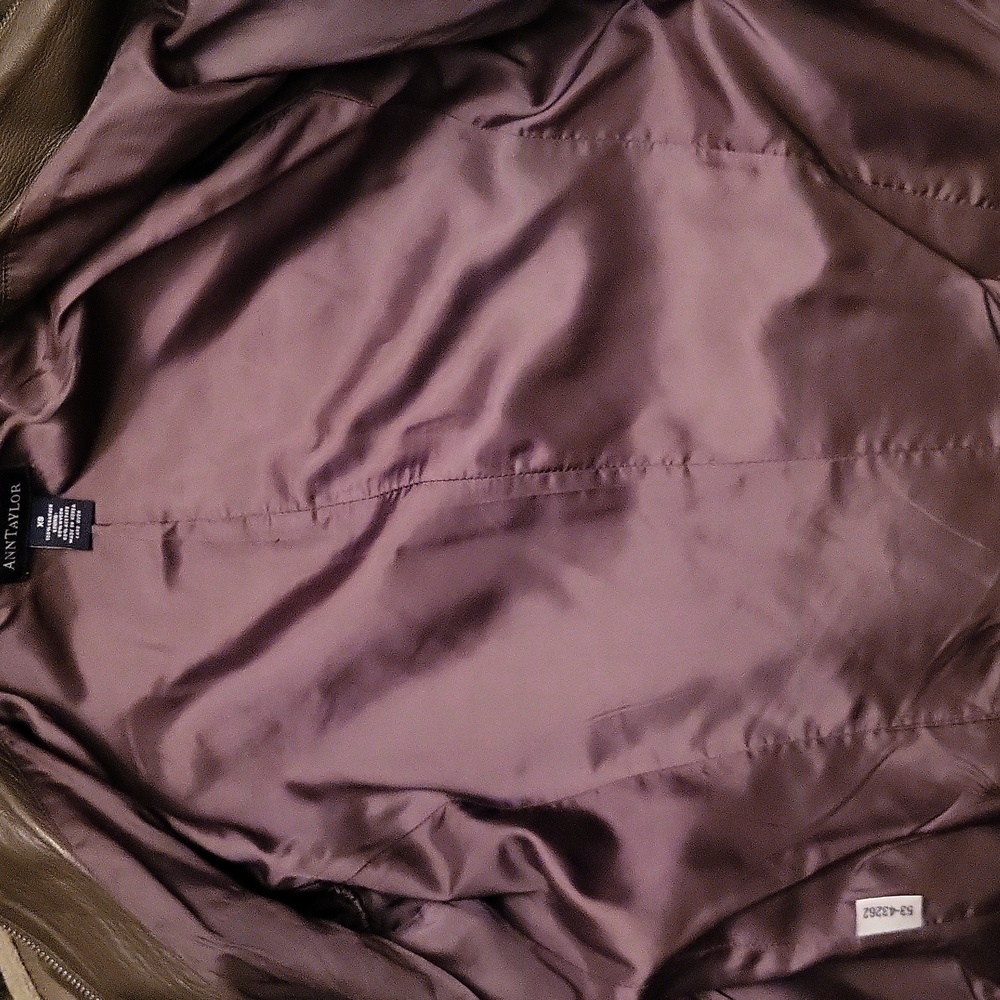 Ann Taylor Butter Soft Leather Jacket XS - Picture 10 of 10